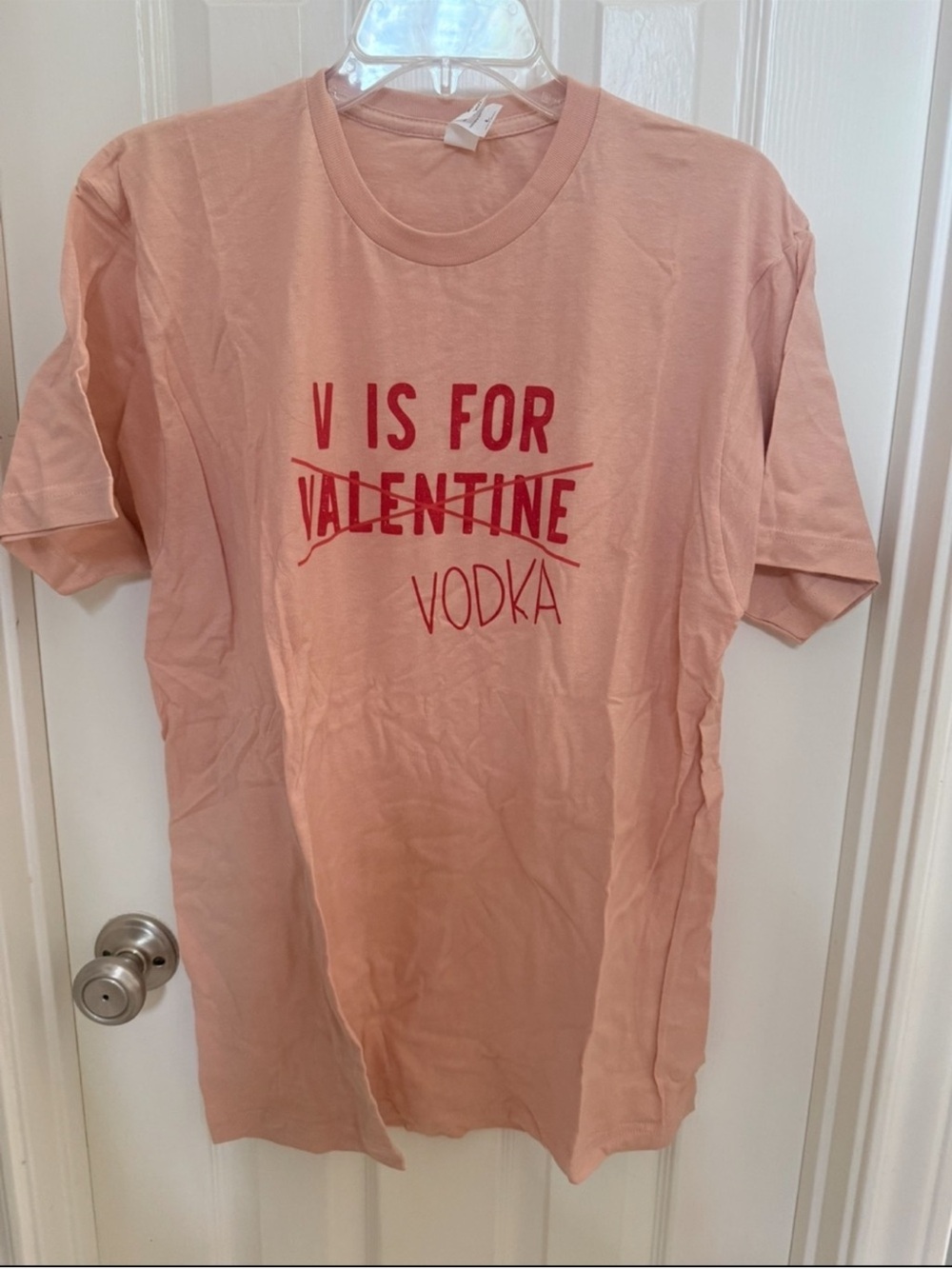 Aeropostale Pink Graphic 'V Is For Vodka' Tee